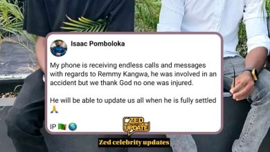 Remmy Kangwa and His Mother Survive Road Accident